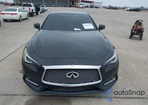 2018 Infiniti Q60 3.0T Luxe z USA, uszkodzony, nr VIN JN1EV7EK7JM342648